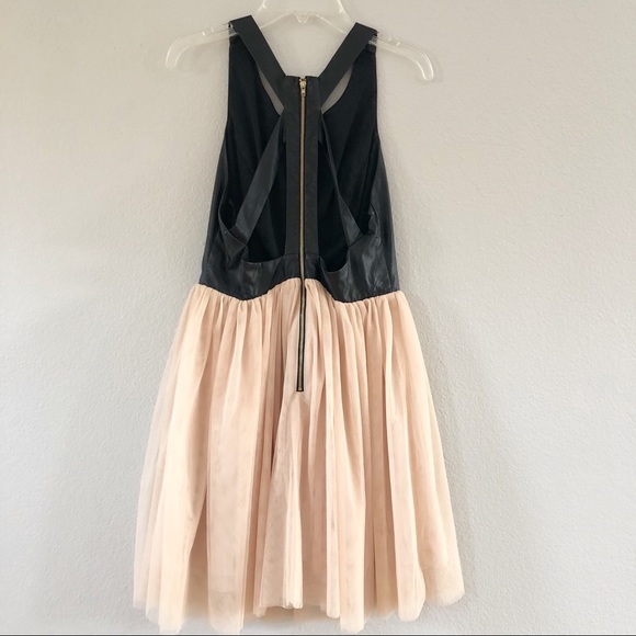 Leather Short Prom Dress